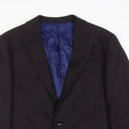 Mens UK Size 42 Marks and Spencer Regular Purple Suit Jacket