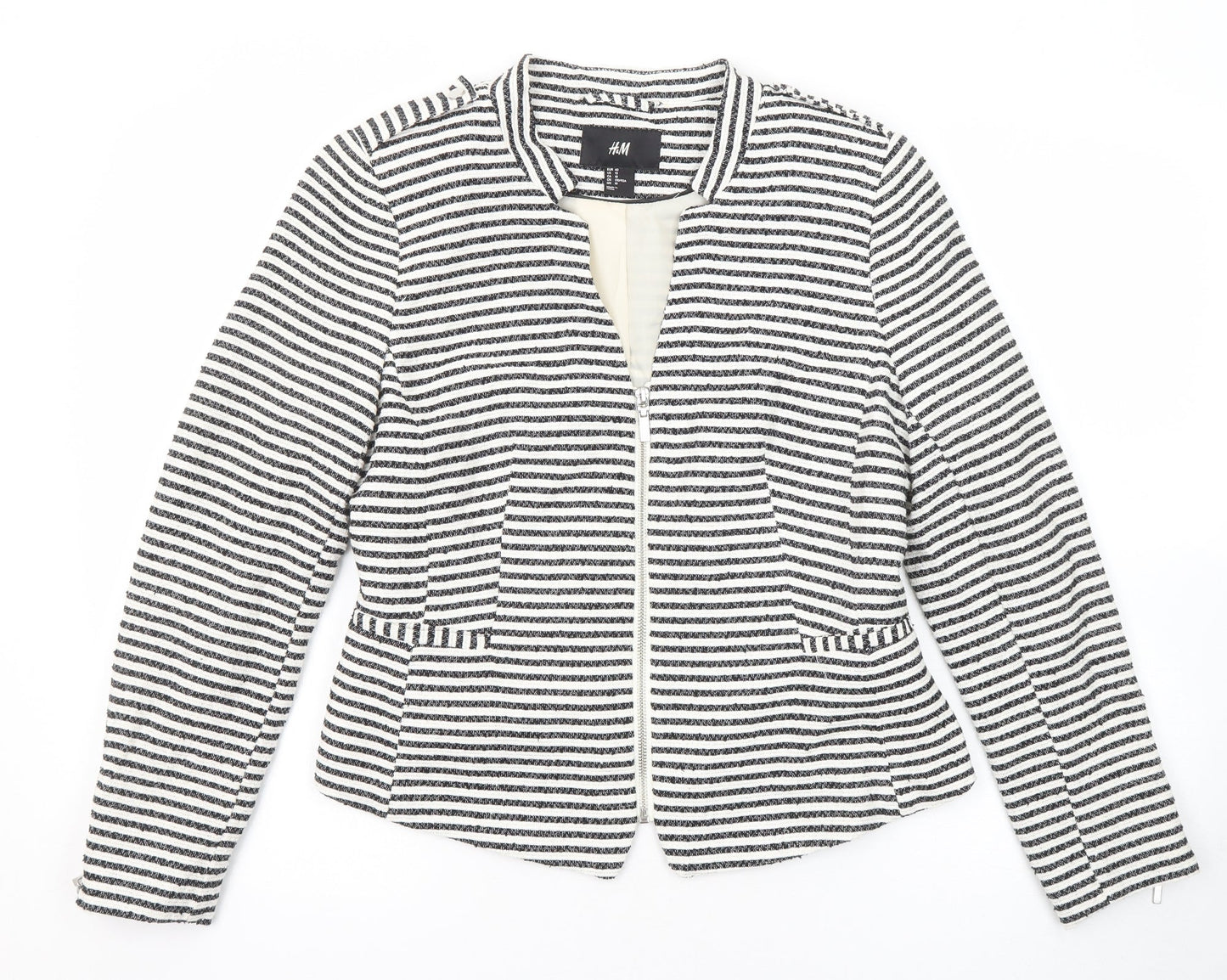 Womens UK Size 12 H&M Black Jacket