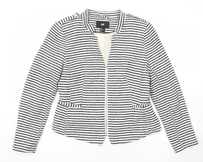 Womens UK Size 12 H&M Black Jacket