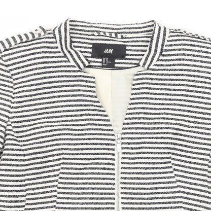 Womens UK Size 12 H&M Black Jacket