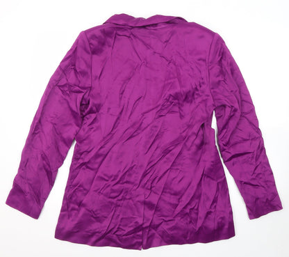 Womens UK Size 12 Marks and Spencer Regular Purple Suit Jacket