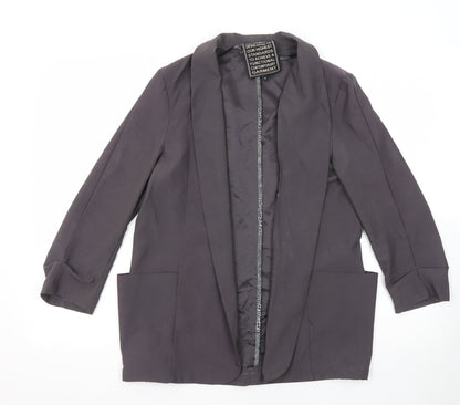 Womens UK Size 8 River Island Grey Jacket