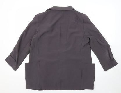 Womens UK Size 8 River Island Grey Jacket