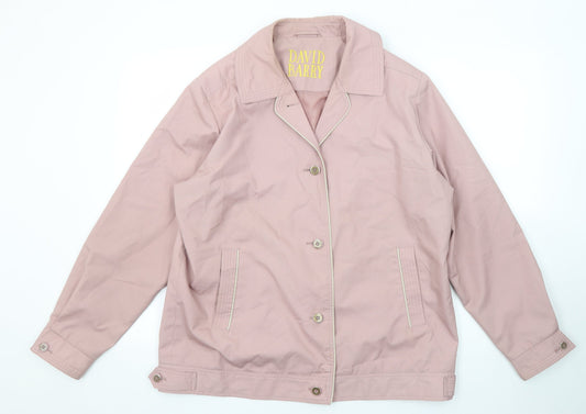 Womens UK Size 16 David Barry Pink Jacket
