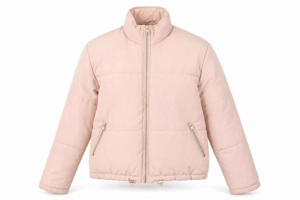 Womens UK Size 8 New Look Pink Puffer Jacket