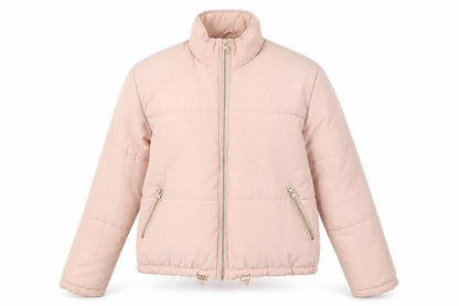 Womens UK Size 8 New Look Pink Puffer Jacket