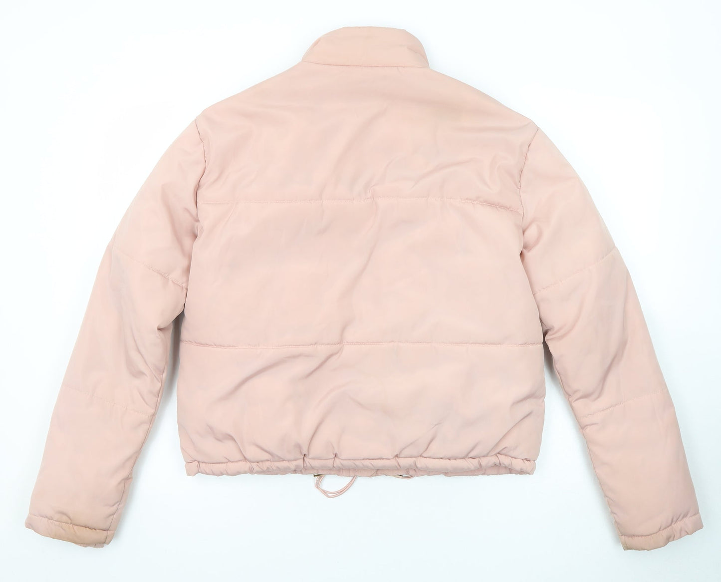 Womens UK Size 8 New Look Pink Puffer Jacket