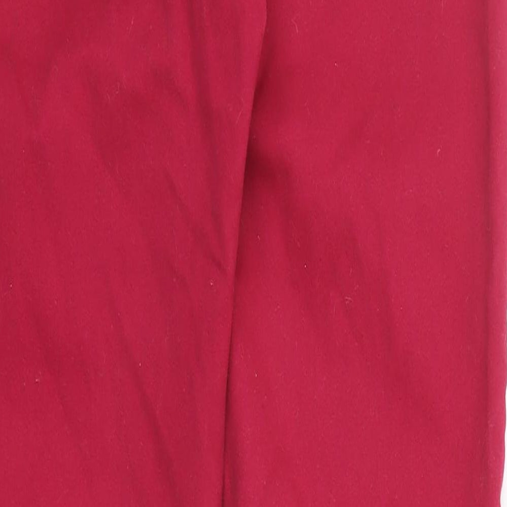 TU Womens Pink Cotton Skinny Jeans Size 12 Regular