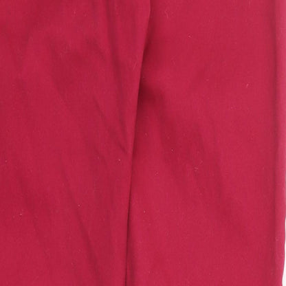 TU Womens Pink Cotton Skinny Jeans Size 12 Regular