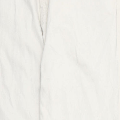 Armando Mens Grey Cotton Straight Jeans Size 40 in L30 in Regular Zip