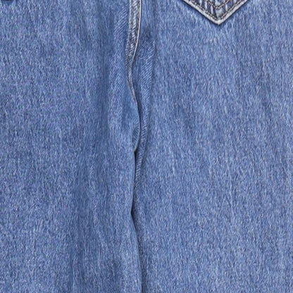 Gap Mens Blue Cotton Tapered Jeans Size 28 in Regular Zip