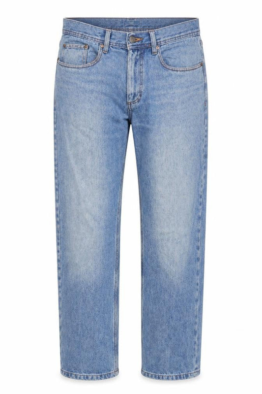 Mens UK Size 34 in Cotton Traders Regular Fit Straight Blue Jeans