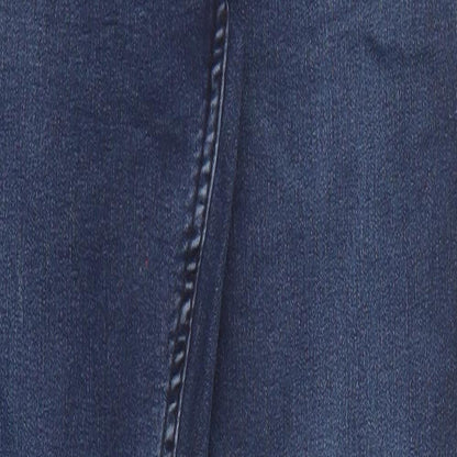 Womens UK Size 10 Marks and Spencer Regular Fit Skinny Blue Jeans