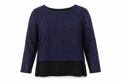 Womens UK Size 16 Blue Chameleon Blue Basic Blouse