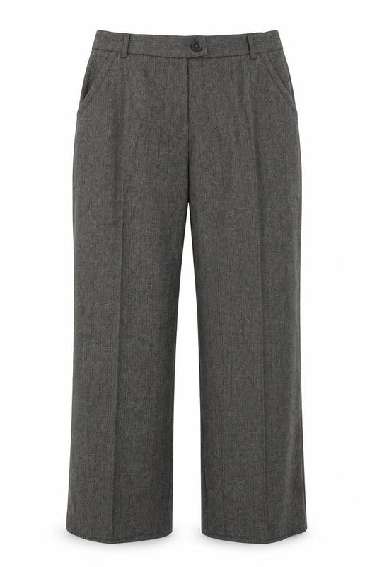Womens UK Size 16 Anna Rose Regular Fit Dress Pants Grey Trousers