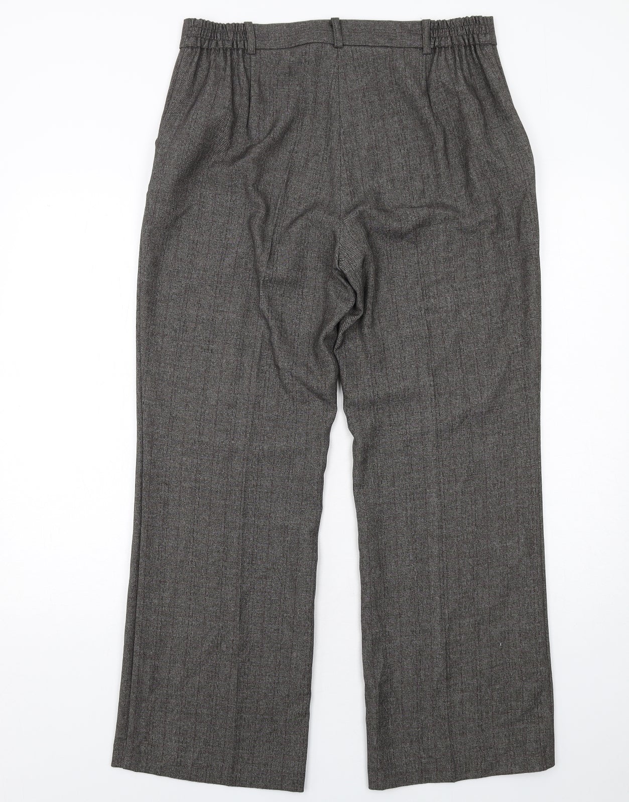 Womens UK Size 16 Anna Rose Regular Fit Dress Pants Grey Trousers