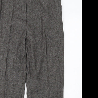 Womens UK Size 16 Anna Rose Regular Fit Dress Pants Grey Trousers