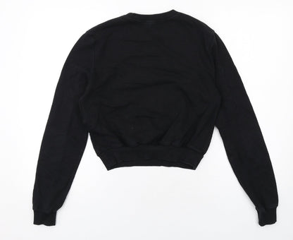 Womens UK Size 8 ASOS Black Pullover Sweatshirt