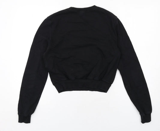 Womens UK Size 8 ASOS Black Pullover Sweatshirt
