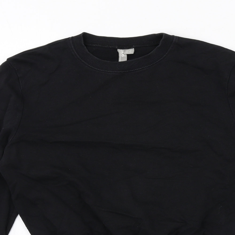 Womens UK Size 8 ASOS Black Pullover Sweatshirt