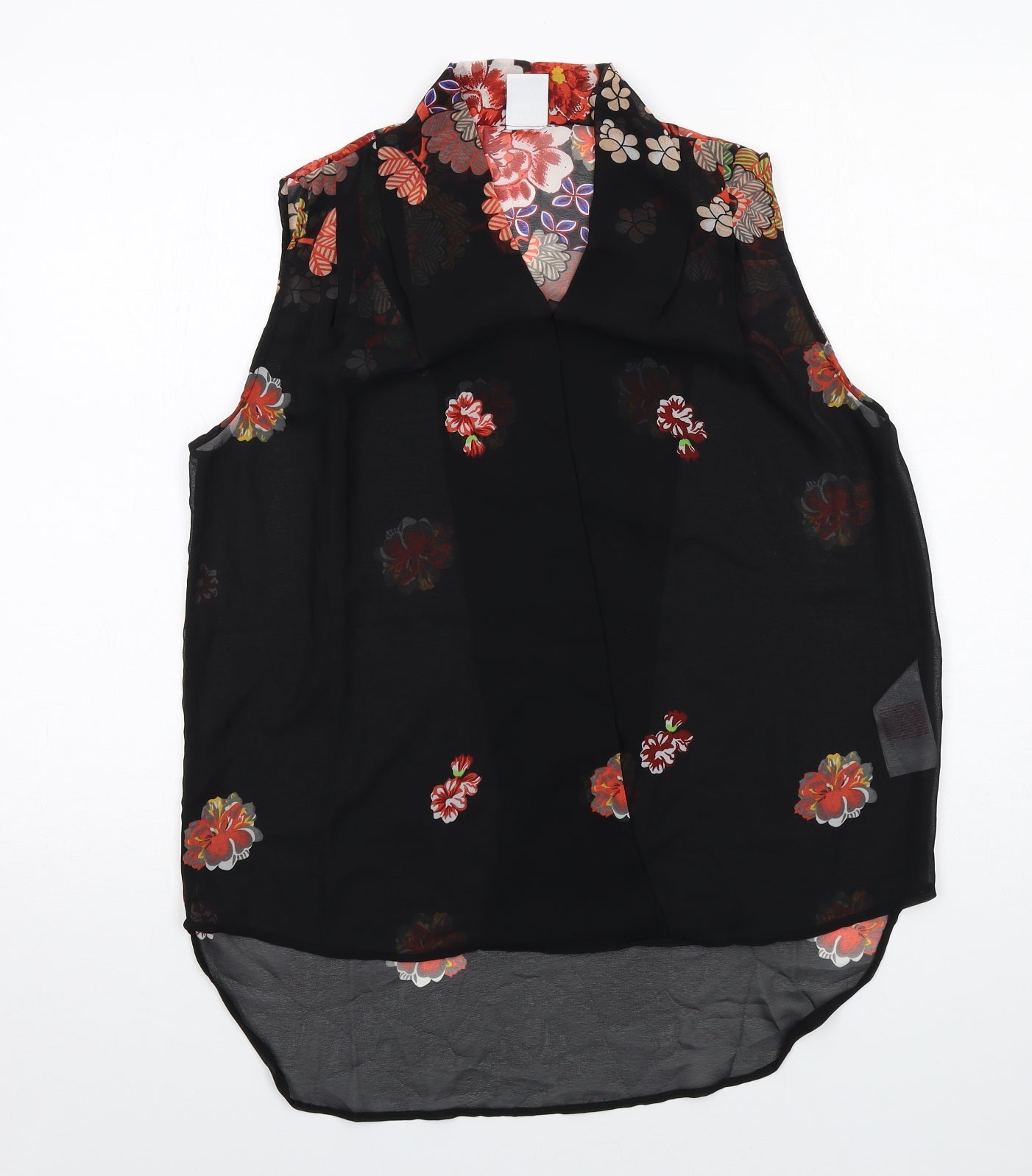 Womens UK Size M VERO MODA Black Basic Tank