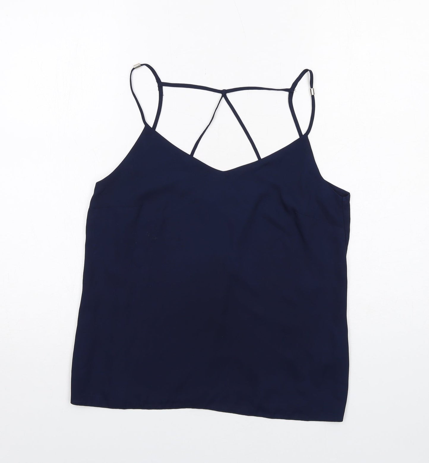 Womens UK Size 10 Lipsy Blue Basic Tank
