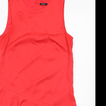 Womens UK Size 10 Roman Red Basic Tank