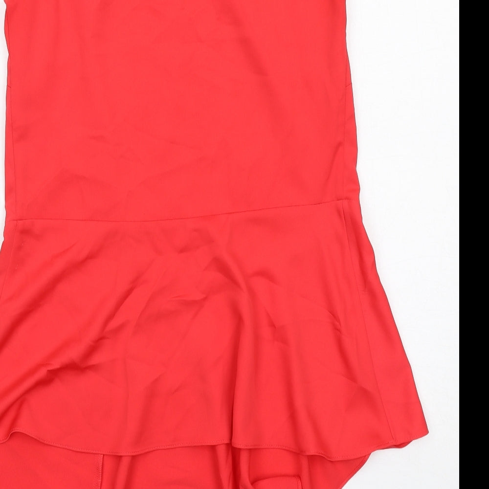 Womens UK Size 10 Roman Red Basic Tank