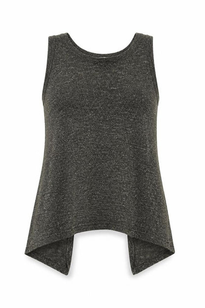 Womens UK Size 8 River Island Green Basic Tank