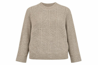 Womens UK Size S Marks and Spencer Beige Pullover Jumper