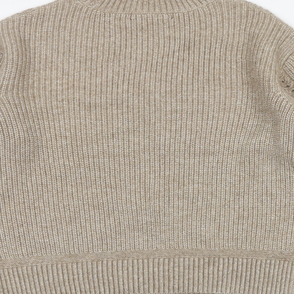 Womens UK Size S Marks and Spencer Beige Pullover Jumper