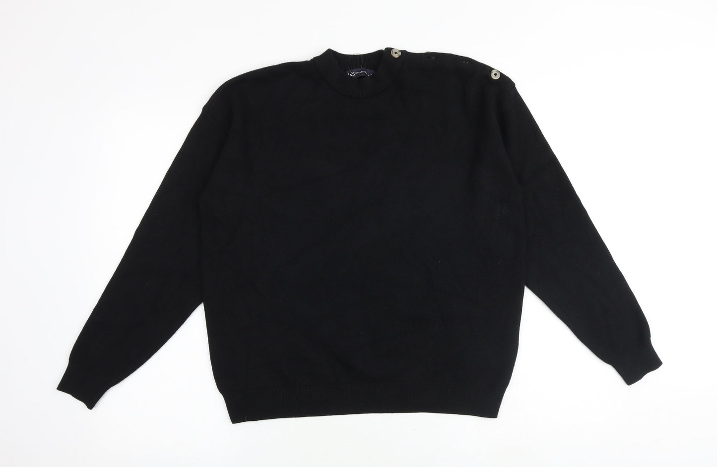 Womens UK Size M Marks and Spencer Black Pullover Jumper