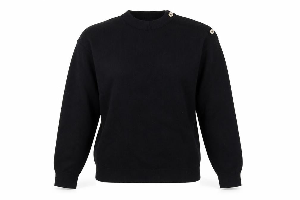 Womens UK Size M Marks and Spencer Black Pullover Jumper