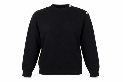 Womens UK Size M Marks and Spencer Black Pullover Jumper