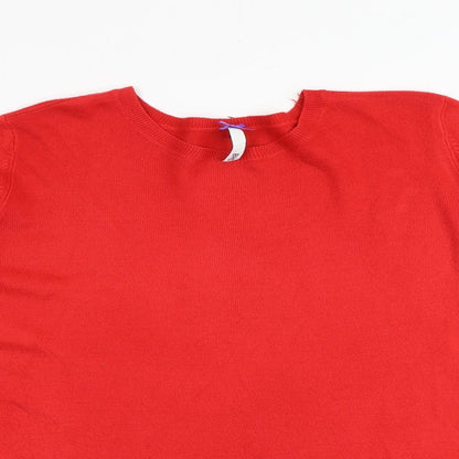 Womens UK Size 14 BHS Red Pullover Jumper
