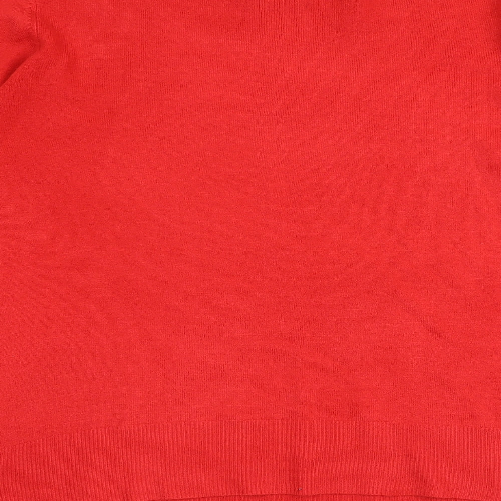 Womens UK Size 14 BHS Red Pullover Jumper
