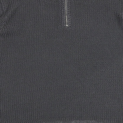 H&M Womens Grey Round Neck Acrylic Pullover Jumper Size S