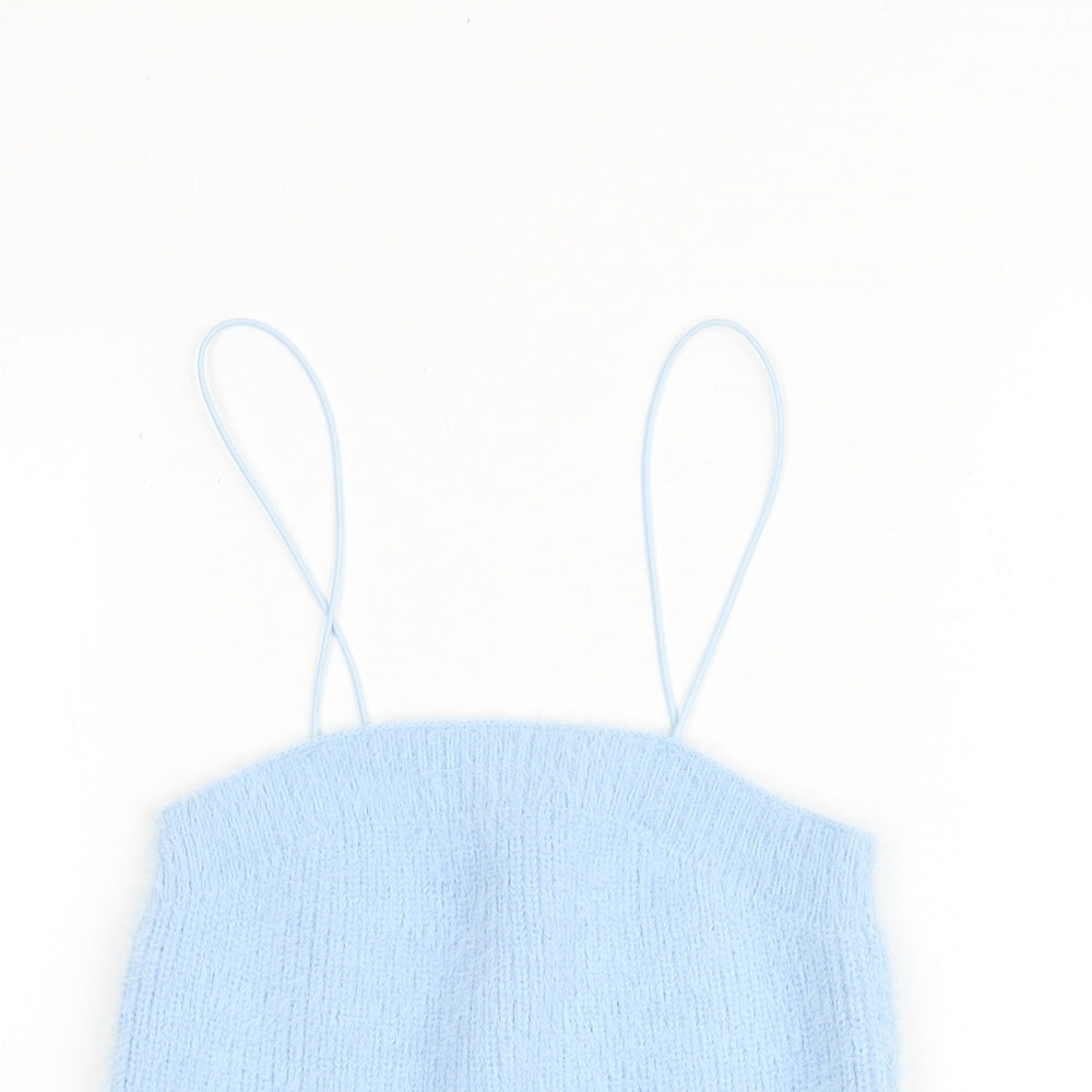 Womens UK Size 12 New Look Blue Camisole Tank