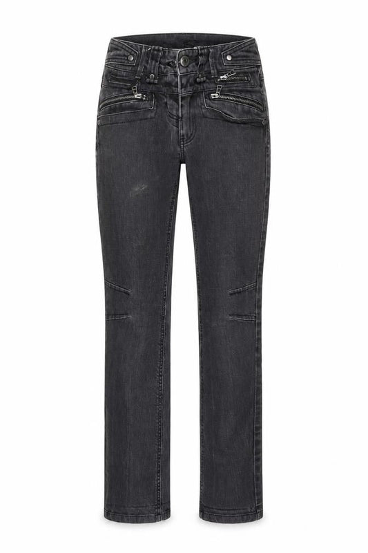 Womens UK Size 8 River Island Regular Fit Straight Grey Jeans