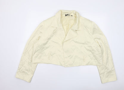 Womens UK Size 2XL Zara Yellow Jacket