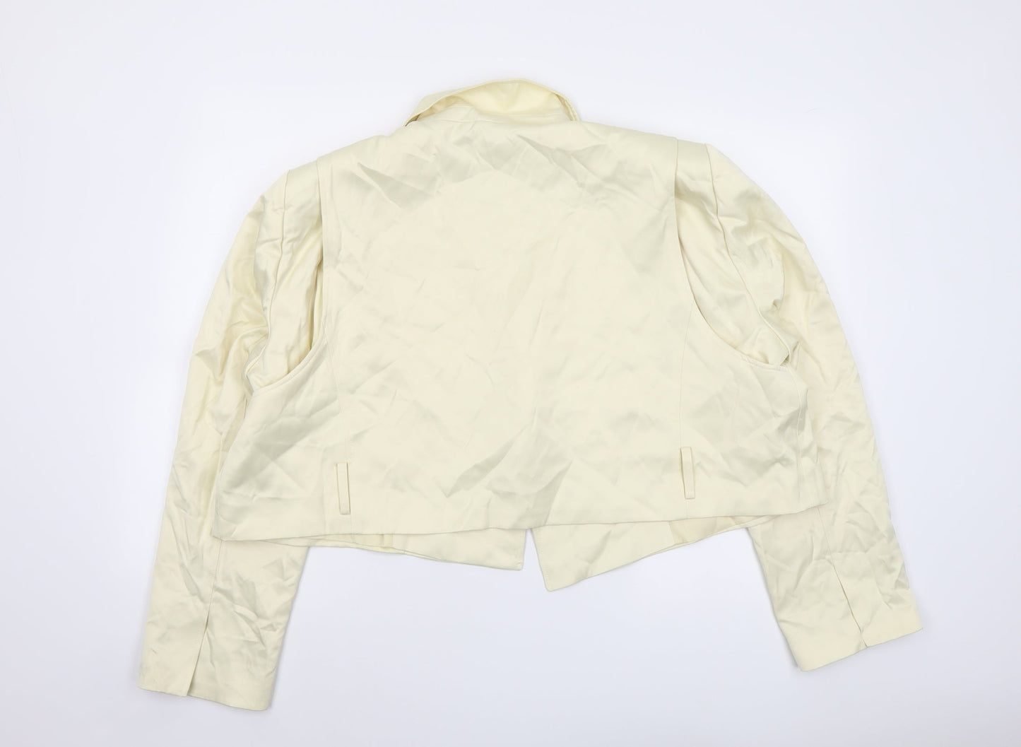Womens UK Size 2XL Zara Yellow Jacket