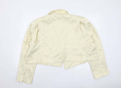 Womens UK Size 2XL Zara Yellow Jacket