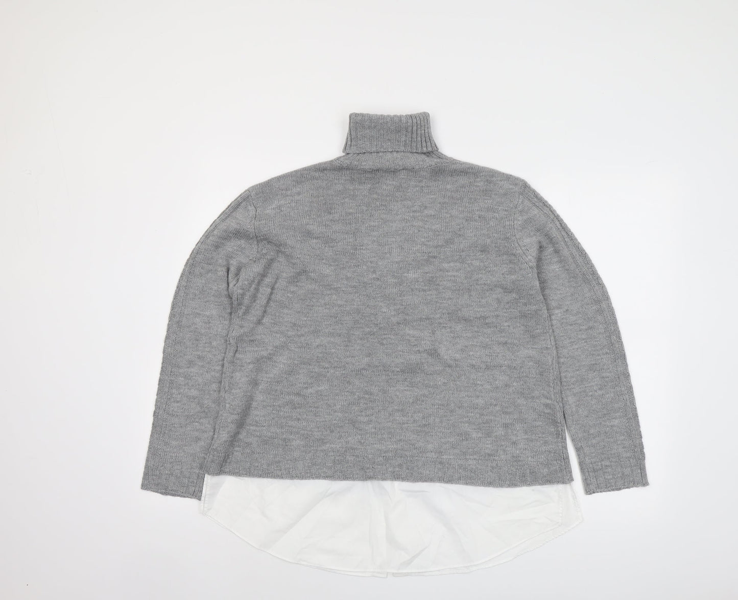 Womens UK Size 8 Dorothy Perkins Grey Pullover Jumper