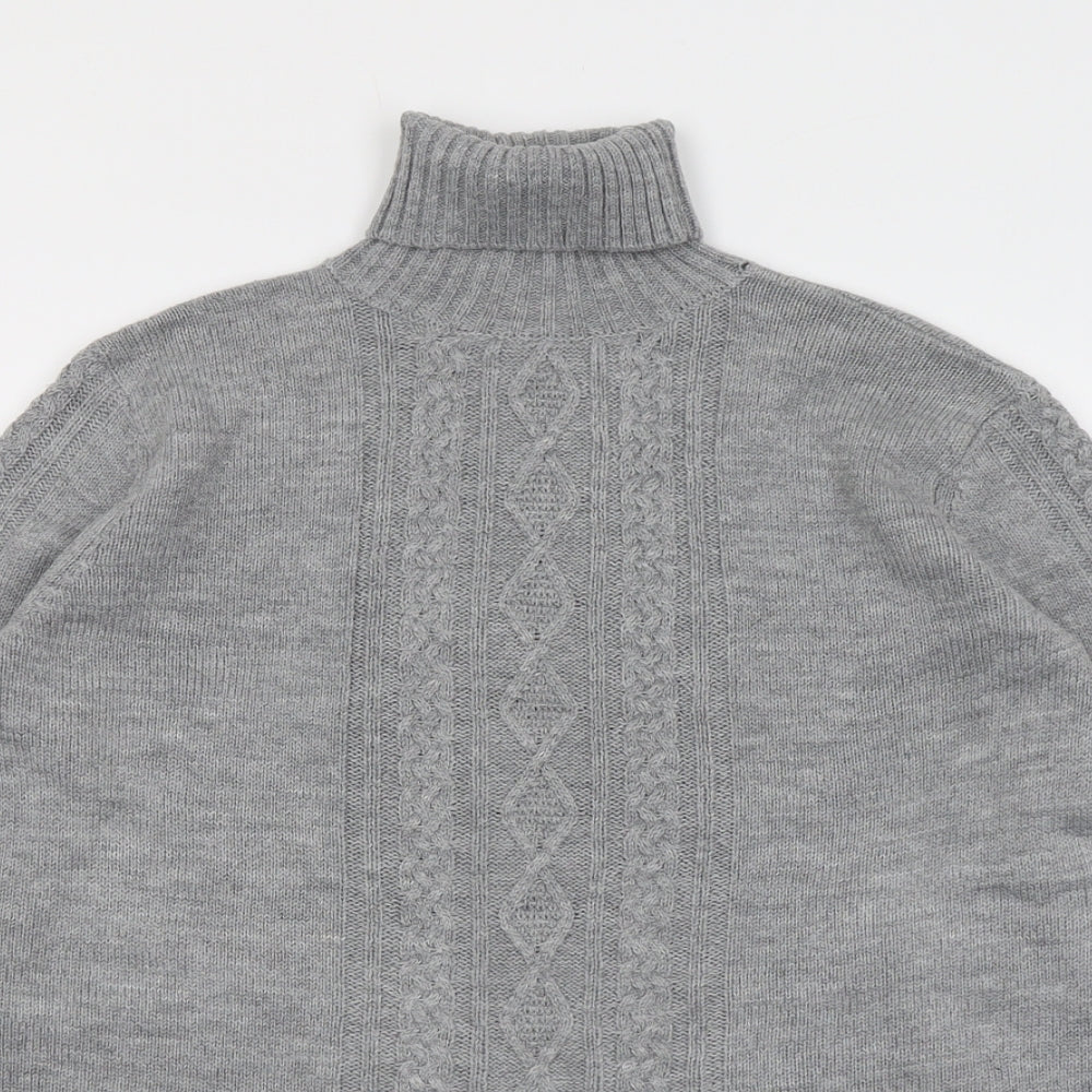 Womens UK Size 8 Dorothy Perkins Grey Pullover Jumper