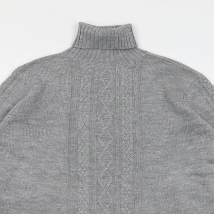 Womens UK Size 8 Dorothy Perkins Grey Pullover Jumper