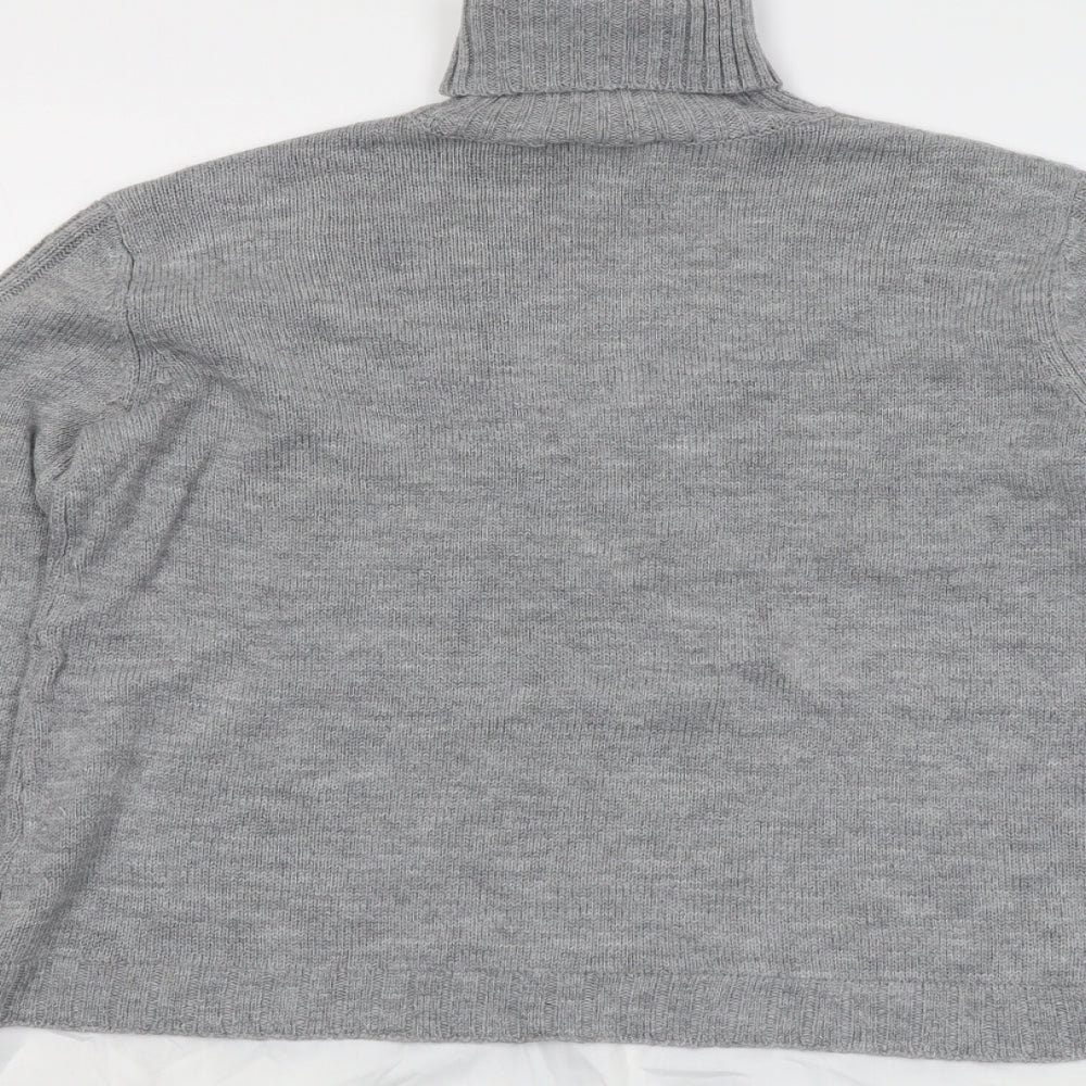 Womens UK Size 8 Dorothy Perkins Grey Pullover Jumper