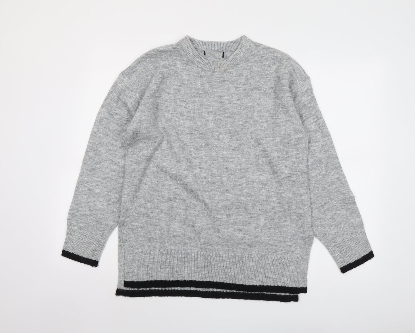 Womens UK Size S New Look Grey Pullover Jumper