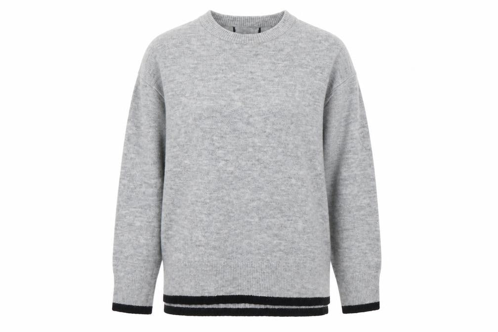 Womens UK Size S New Look Grey Pullover Jumper