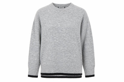 Womens UK Size S New Look Grey Pullover Jumper