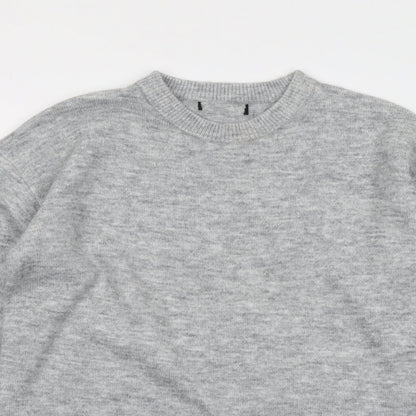 Womens UK Size S New Look Grey Pullover Jumper